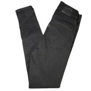Levi's Premium Mile High Super Skinny Jeans Size 26 Black Galaxy Wash W26/L30